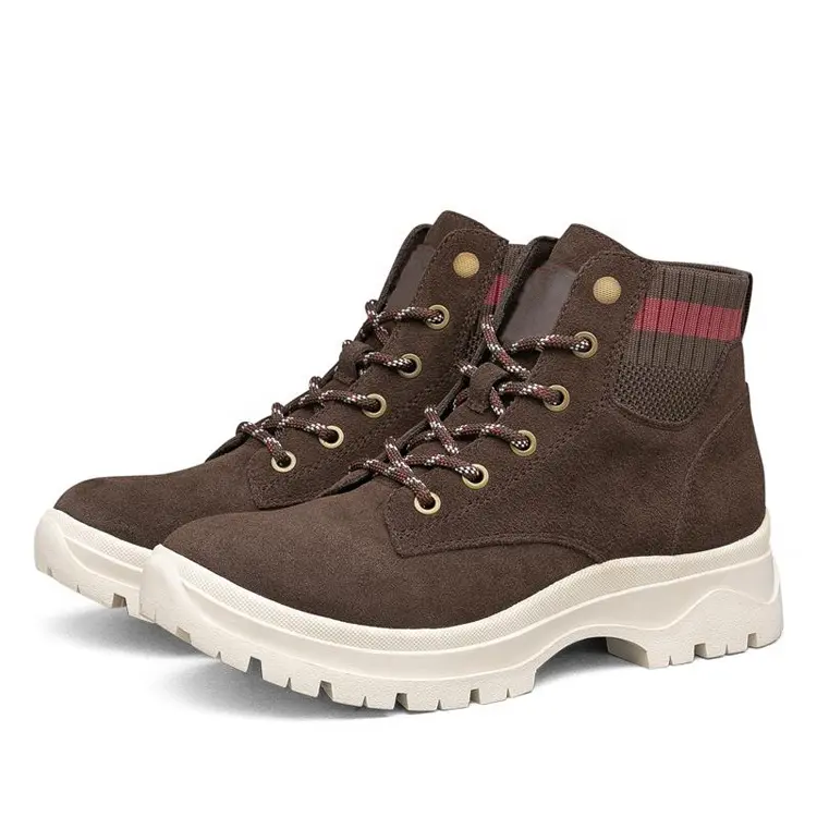 Hot Selling Product Retro Classic Style Non-slip Outsole Boys Box Adult Customized Logo MD Warm Winter Snow Saddle Men’s Boots Featured Image