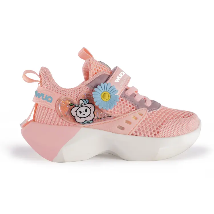 China Suppliers Cute Styles Breathable Athletic Tennis Zapatos Girls Boys Kids Designer Quality Sneakers Featured Image